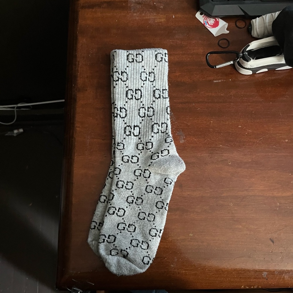 Gray Gucci Socks